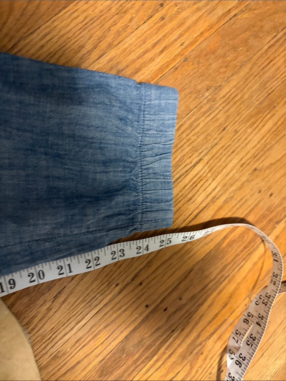 Tommy Hilfiger Blue Cropped Drawstring Cargo Pants - Picture 5 of 6